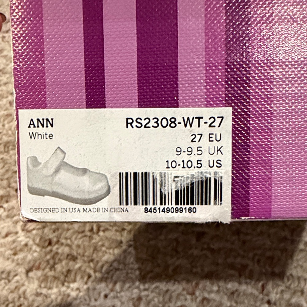 Pediped White Dress Shoes for Kids - size US 10, EU 27 - Picture 9 of 9